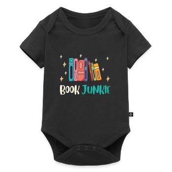 Amateurs de livres Book Junkie Reading amis et - Body à manches courtes Premium Bébé - noir - Devant