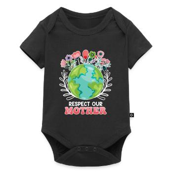 Save the Earth Environmentalists Mother Earth - Baby Premium short-sleeve bodysuit - black - Front