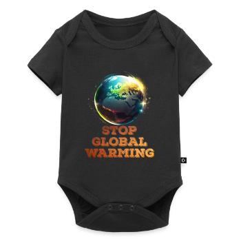 Activiste pour le climat Stop au réchauffement climatique Save the Earth - Body à manches courtes Premium Bébé - noir - Devant