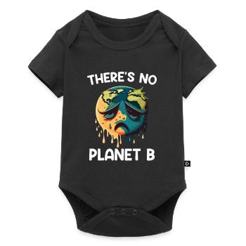 Il n’y a pas de protection de l’environnement pour le Jour de la Terre de la planète B - Body à manches courtes Premium Bébé - noir - Devant