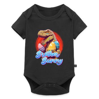 Brother Rabbit Happy Easter Easter Bunny Children - Baby Premium short-sleeve bodysuit - black - Front