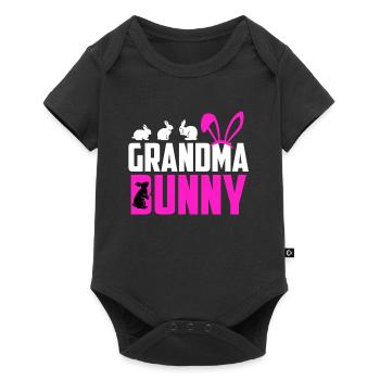 Easter Bunny Grandma Bunny Easter Friends Grandma Easter - Baby Premium short-sleeve bodysuit - black - Front