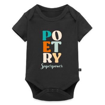 Poetry is Therapy Poems Poets Book Love - Baby Premium short-sleeve bodysuit - black - Front