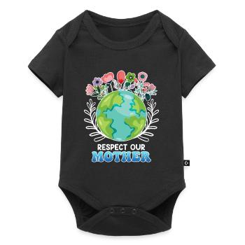 Save the Earth Environmentalists Mother Earth - Baby Premium short-sleeve bodysuit - black - Front