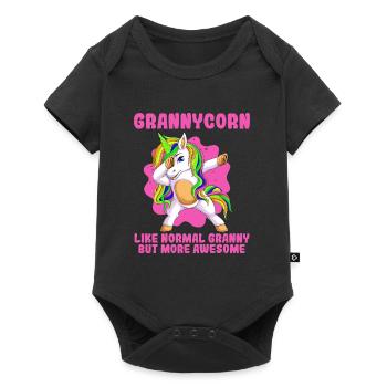 Grandmacorn Grandma Mother's Day Grandma Grandma - Baby Premium short-sleeve bodysuit - black - Front