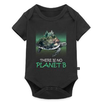 There is no Planet B Turtle Species Protection - Baby Premium short-sleeve bodysuit - black - Front