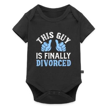 Divorce party cool ex husband finally divorced - Baby Premium short-sleeve bodysuit - black - Front