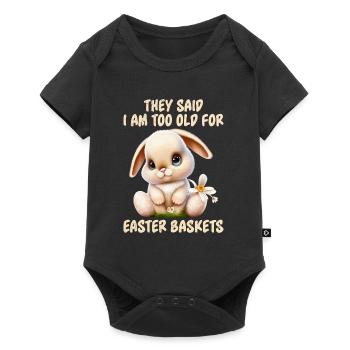 Eggspert Easter Eggs Search Easter Bunny Easter Friend - Baby Premium short-sleeve bodysuit - black - Front