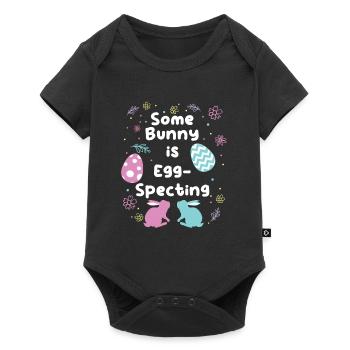Easter Bunny is Egg-Specting Easter Bunnies future - Baby Premium short-sleeve bodysuit - black - Front