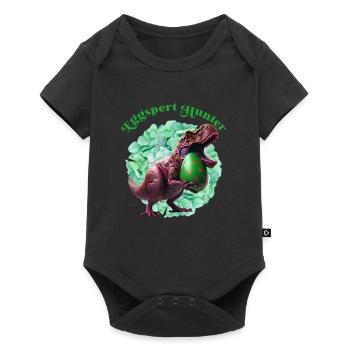 Eggspert Hunter Easter Eggs Search Easter Bunnies - Baby Premium short-sleeve bodysuit - black - Front