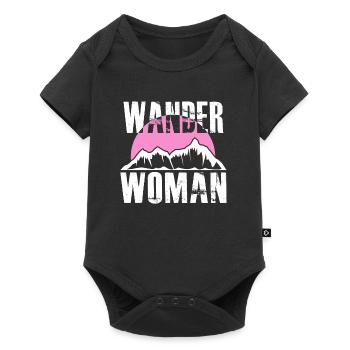 Hiking Mountaineering Hiking Hiking Women - Baby Premium short-sleeve bodysuit - black - Front