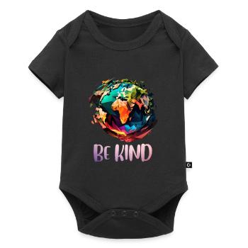 Soyez gentil Sauver la Terre Protection de l’environnement Conservation de la nature - Body à manches courtes Premium Bébé - noir - Devant