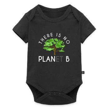 Il n’y a pas de protection de l’environnement pour le Jour de la Terre de la planète B - Body à manches courtes Premium Bébé - noir - Devant