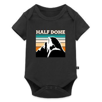 Half Dome Mountain Fan Randonnée Sommet Alpiniste - Body à manches courtes Premium Bébé - noir - Devant