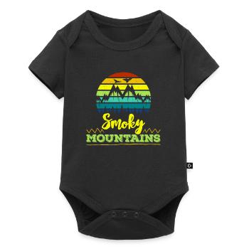 Smoky Mountain Mountaineer Summit Climb - Body à manches courtes Premium Bébé - noir - Devant