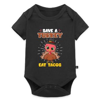 Save the Animals Species Conservation Eat Tacos Environmental Love - Baby Premium short-sleeve bodysuit - black - Front