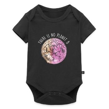 Il n’y a pas de protection de l’environnement pour le Jour de la Terre de la planète B - Body à manches courtes Premium Bébé - noir - Devant