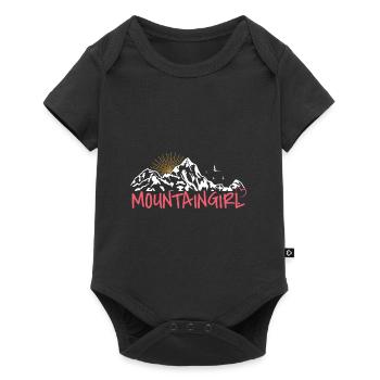 Mountaingirls Hikers Mountaineers Mountaineers Women - Baby Premium short-sleeve bodysuit - black - Front