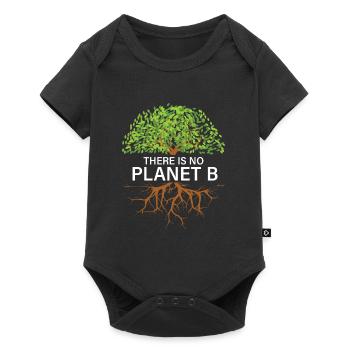 There is no Planet B Environmental Protection Species Conservation - Baby Premium short-sleeve bodysuit - black - Front