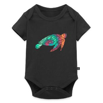 Save the Turtles Save the Ocean Environmental Love - Baby Premium short-sleeve bodysuit - black - Front