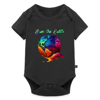 Save the Earth Environmental Protection and Species Conservation - Baby Premium short-sleeve bodysuit - black - Front