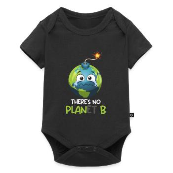 Il n’y a pas de Planète B Mission Terre Amour Environnemental - Body à manches courtes Premium Bébé - noir - Devant