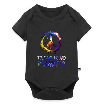 There is no Planet B Earth Day Mission Erde - Baby Premium short-sleeve bodysuit - black - Front
