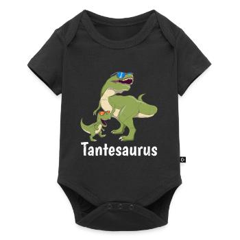 Tantesaurus Dinosaur Aunt Mother's Day - Baby Premium short-sleeve bodysuit - black - Front