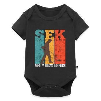 Sondler Einsatz Kommando Schrottsammler - Baby Premium Kurzarmbody - Schwarz - Vorne