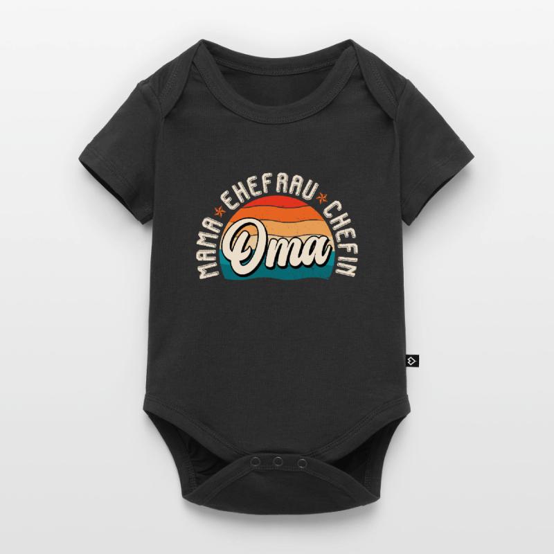 Oma Chefin Großmutter Muttertag Granny Ehefrau Baby Premium Kurzarmbody
