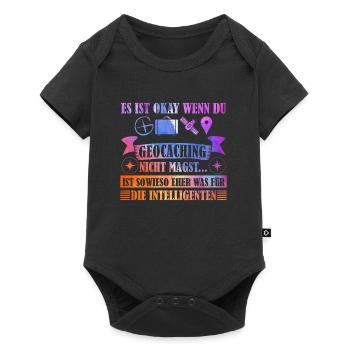 Geocache Ist okay wenn du Geocaching nicht magst - Baby Premium Kurzarmbody - Schwarz - Vorne
