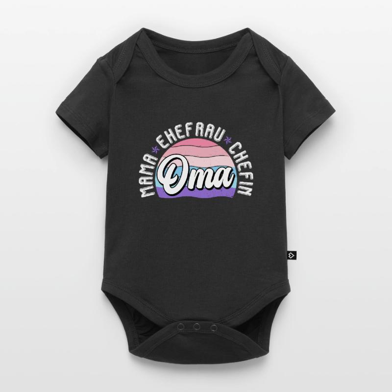 Oma Chefin Großmutter Muttertag Granny Ehefrau Baby Premium Kurzarmbody