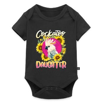 Kakadu Daughter Cockatoo Daughter Girl - Baby Premium short-sleeve bodysuit - black - Front