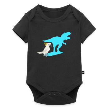 Cockatoo Dinosaur Cockatoo Parrot Holder - Body à manches courtes Premium Bébé - noir - Devant