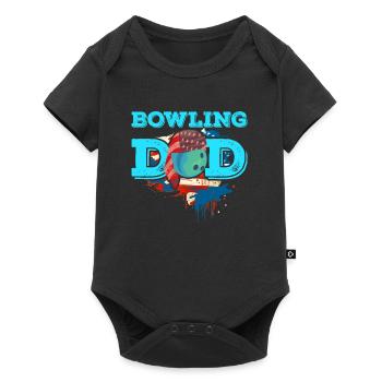 Bowling Dad Bowling Player Dad Bowling Men - Baby Premium short-sleeve bodysuit - black - Front