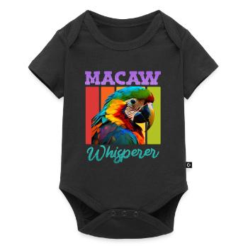 Ara Chuchoteur Perroquets Ara Whisperer Ara - Body à manches courtes Premium Bébé - noir - Devant