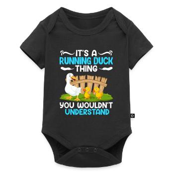 Running Ducks C’est un Running Duck Thing Duck Lover Lover - Body à manches courtes Premium Bébé - noir - Devant