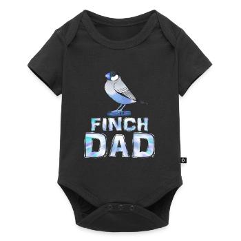Finches Daddy Zebra Finches Bird Friend Men - Baby Premium short-sleeve bodysuit - black - Front