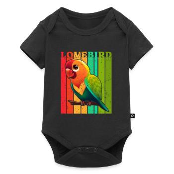 Lovebirds, bird lovers, parrots, love birds - Baby Premium short-sleeve bodysuit - black - Front