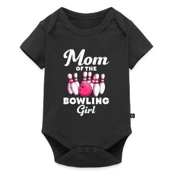 Maman de la Bowling Girl Bowling Chemise femme - Body à manches courtes Premium Bébé - noir - Devant
