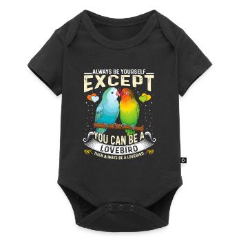 Lovebirds Always You except you can be a Lovebird - Baby Premium short-sleeve bodysuit - black - Front