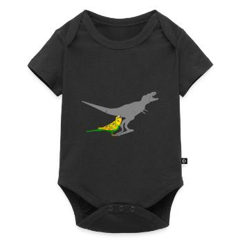 Budgie Budgie Lover Bird Lover - Baby Premium short-sleeve bodysuit - black - Front
