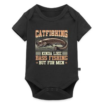 Catfishing un peu comme Bass Fishing Flathead Fish - Body à manches courtes Premium Bébé - noir - Devant