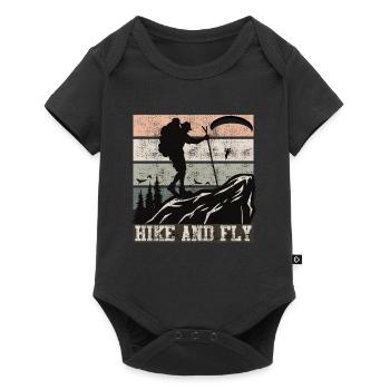 Randonnée et vol Chemise de randonnée Vol de fond - Body à manches courtes Premium Bébé - noir - Devant
