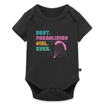 Parapente Meilleure fille de parapente jamais - Body à manches courtes Premium Bébé - noir - Devant