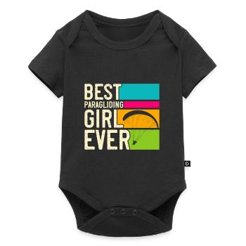 Meilleure fille de parapente Gleitschirmfliegen - Body à manches courtes Premium Bébé - noir - Devant