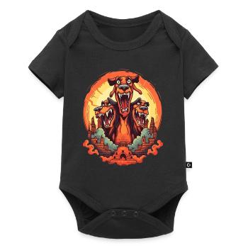 Chien, loup-garou, Cerberus, mythe mythique de - Body à manches courtes Premium Bébé - noir - Devant