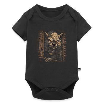 Mythe du chien-loup-garou, Cerberus, Hellhound - Body à manches courtes Premium Bébé - noir - Devant