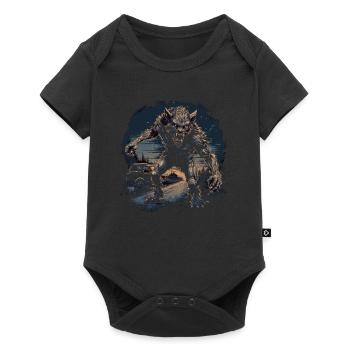 Dog Wolf Werewolf Cerberus Hellhound myth - Baby Premium short-sleeve bodysuit - black - Front
