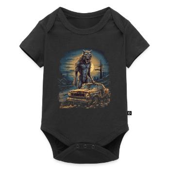 Mythe du chien-loup-garou, Cerberus, Hellhound - Body à manches courtes Premium Bébé - noir - Devant